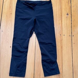 Lululemon Black Mesh Capri